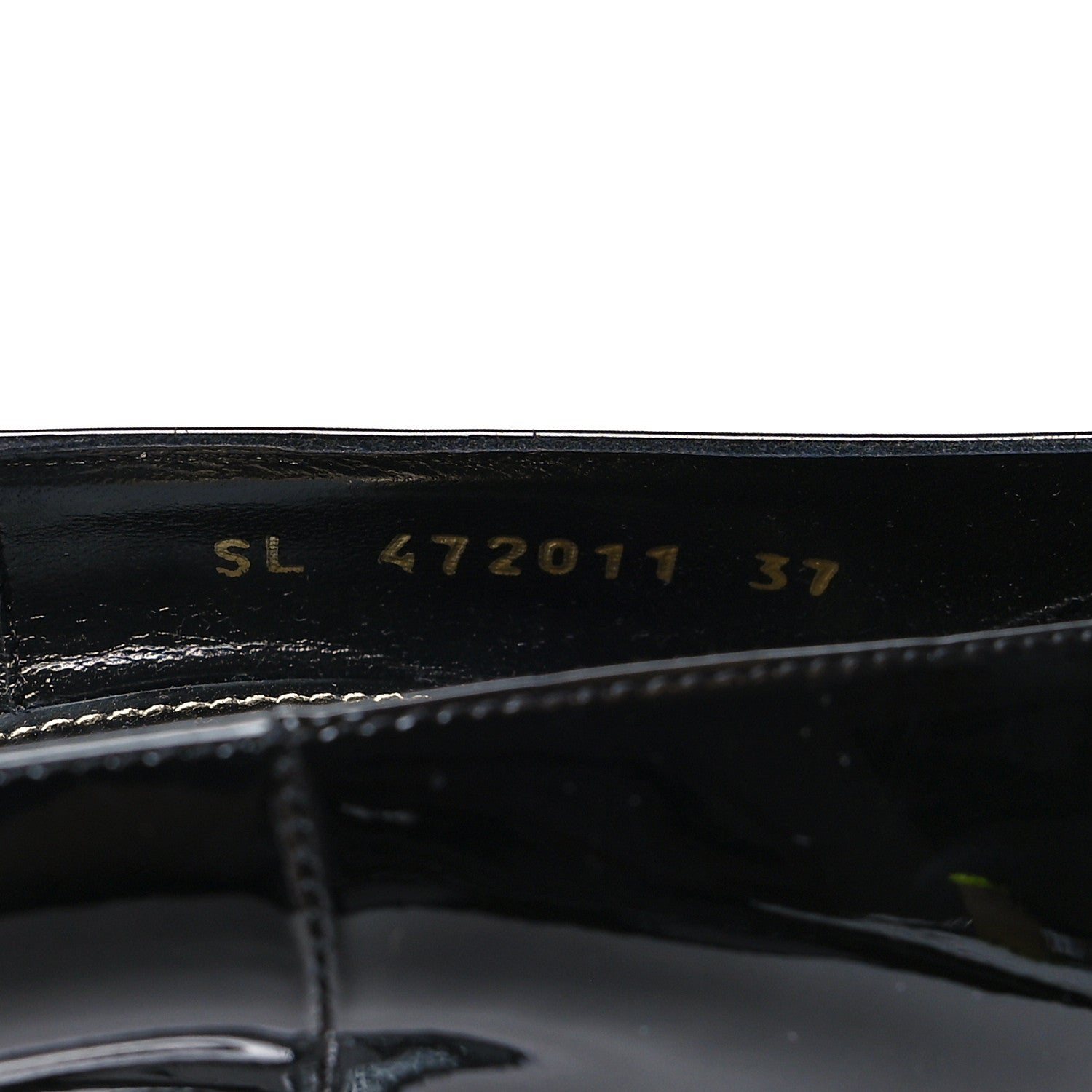 Saint Laurent Patent Opyum 110 Pumps 37 Black 6 of 9