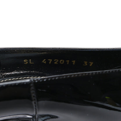 Saint Laurent Patent Opyum 110 Pumps 37 Black 6 of 9