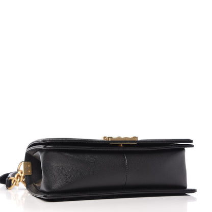 Chanel Caviar Quilted Medium Boy Flap Black 4 of 11