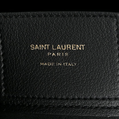 Saint Laurent Calfskin Large Shopping Tote Black 7 of 14