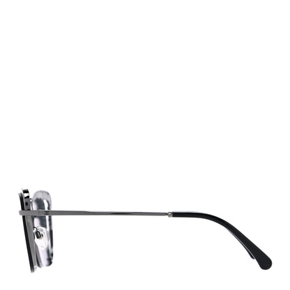 Chanel Metal Square Frame Pearl Sunglasses 4235-H Dark Grey 2 of 7