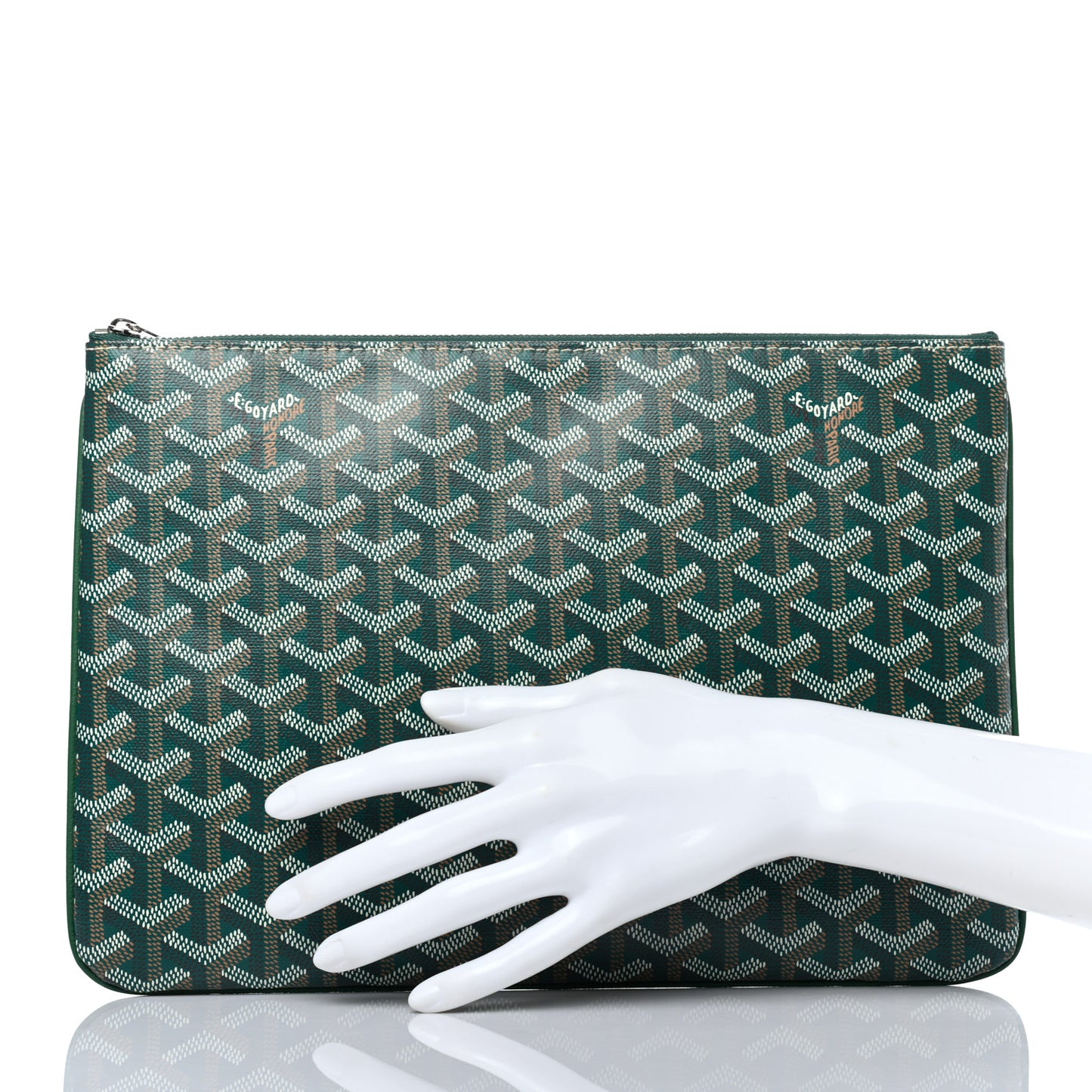Goyardine Senat Pochette MM Green