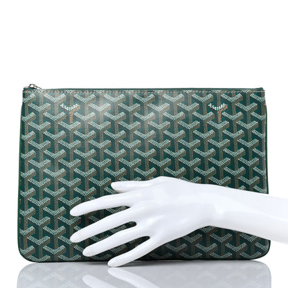 Goyard Goyardine Senat Pochette MM Green 2 of 6