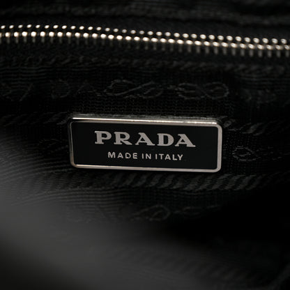 Prada Nylon Zip Tote Bag Black 6 of 15