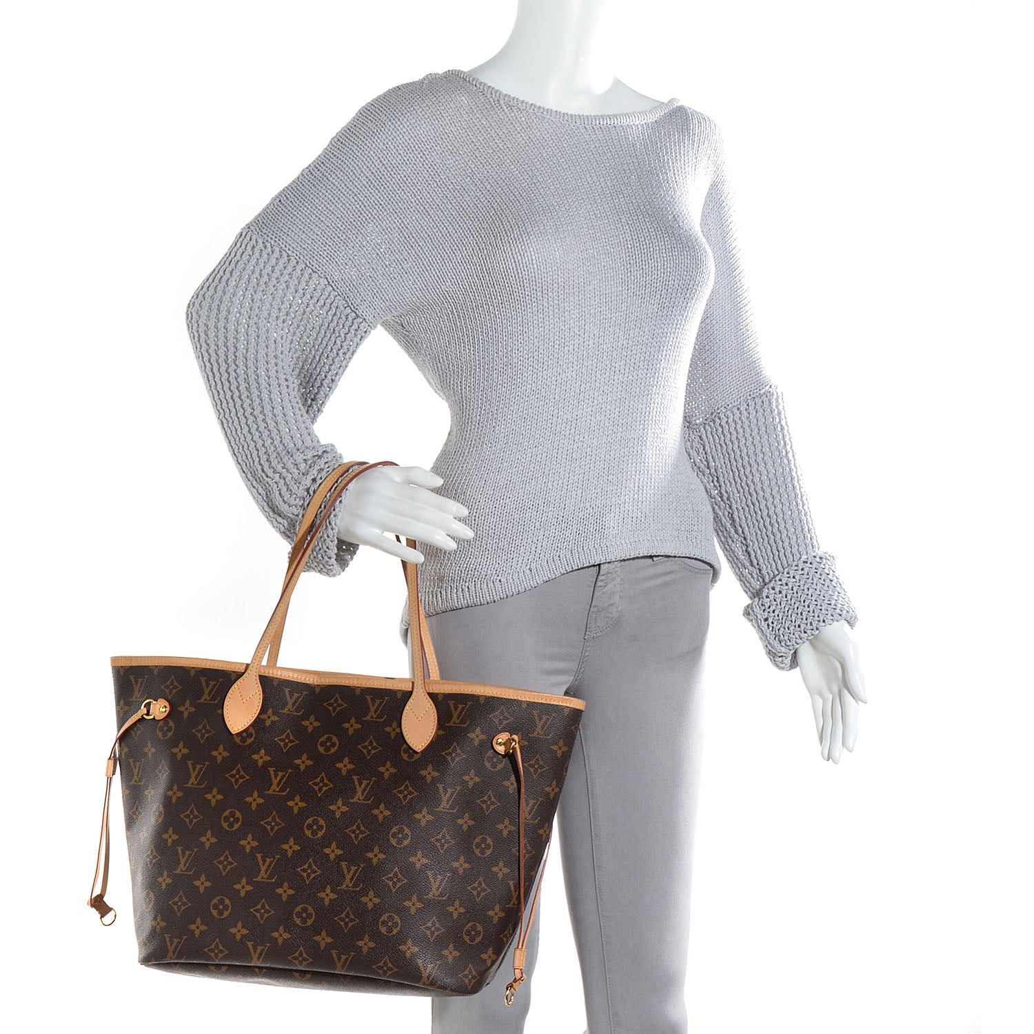 Louis Vuitton Monogram Neverfull MM 2 of 8
