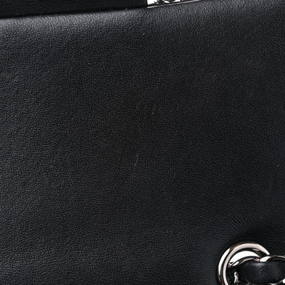 Chanel Sequin Lambskin Mini Flap Silver Black 10 of 11