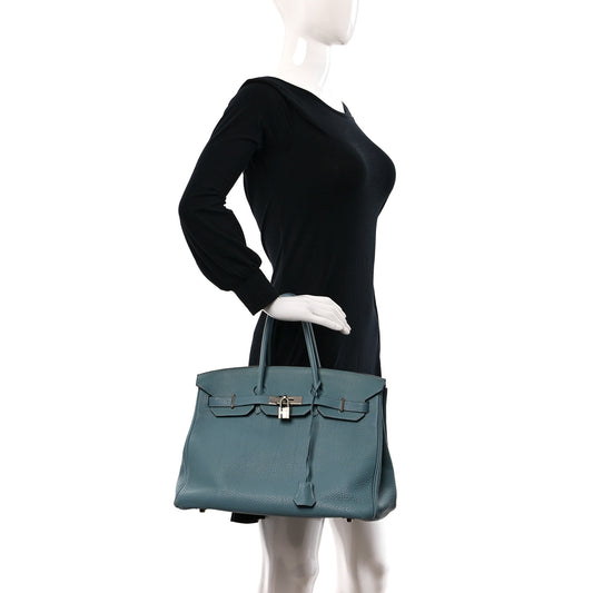 Taurillon Clemence Birkin 35 Ciel