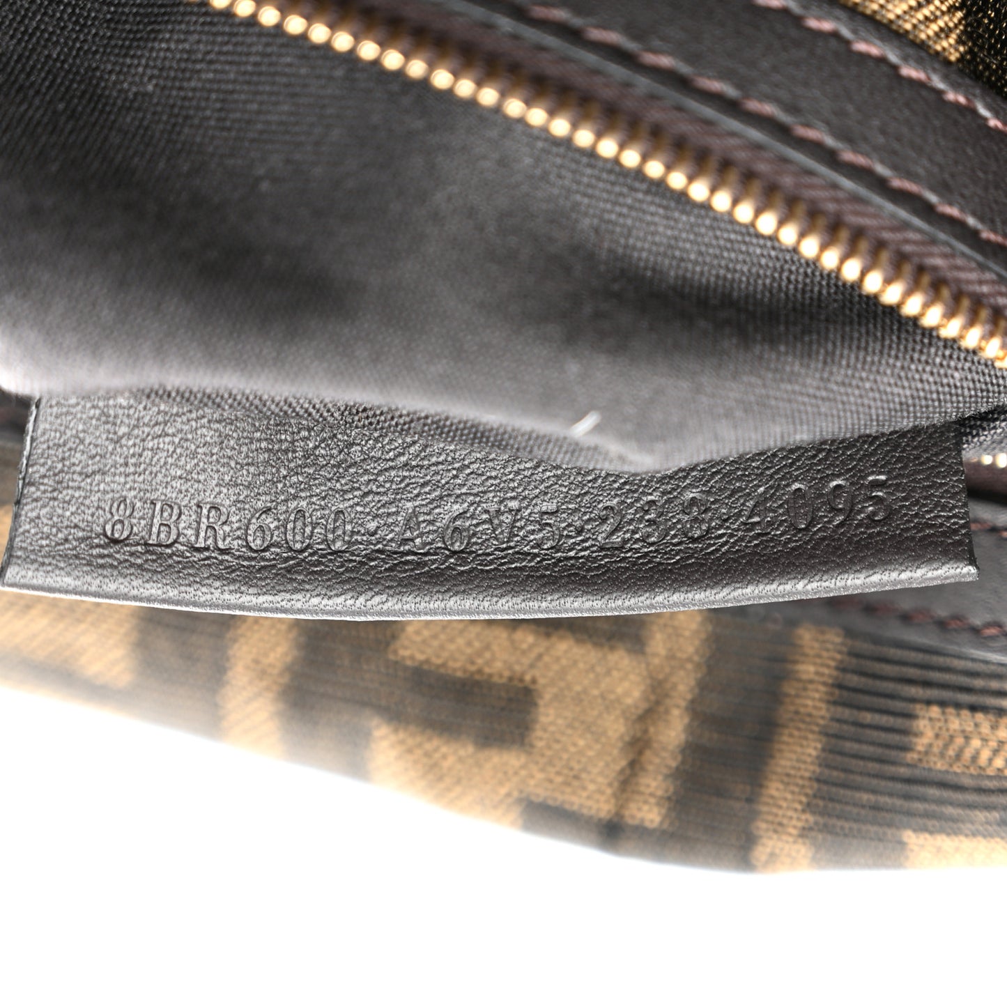Fabric Jacquard FF 1974 Medium Baguette Tobacco Moro Black