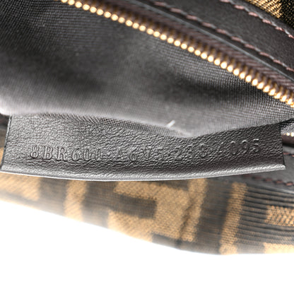 Fendi Fabric Jacquard FF 1974 Medium Baguette Tobacco Moro Black 7 of 11