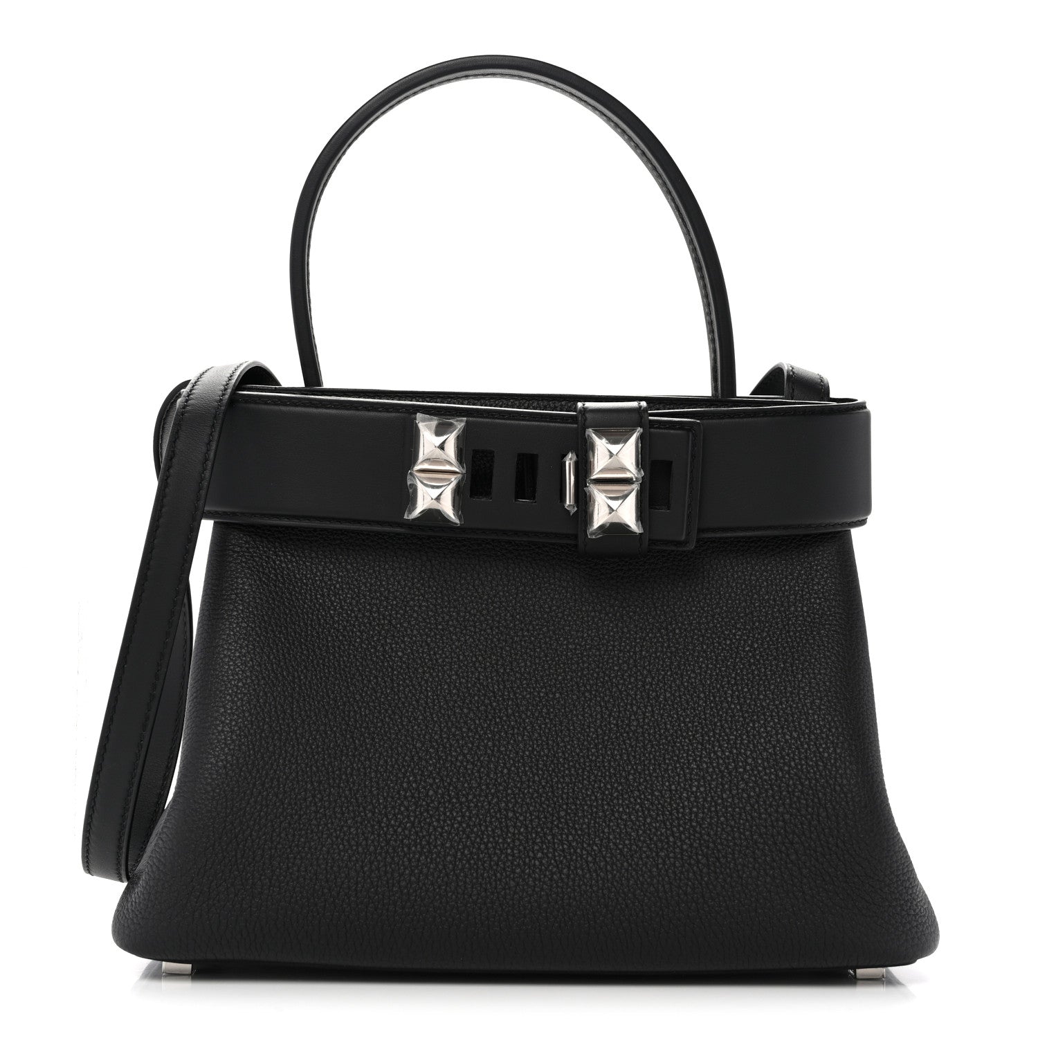 Hermes Togo Swift Medor Bag Black 1 of 12