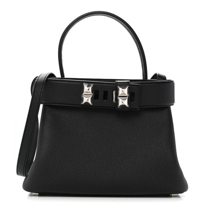 Hermes Togo Swift Medor Bag Black 1 of 12