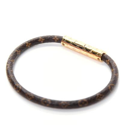 Louis Vuitton Monogram Ebene Keep It Bracelet 17 4 of 6