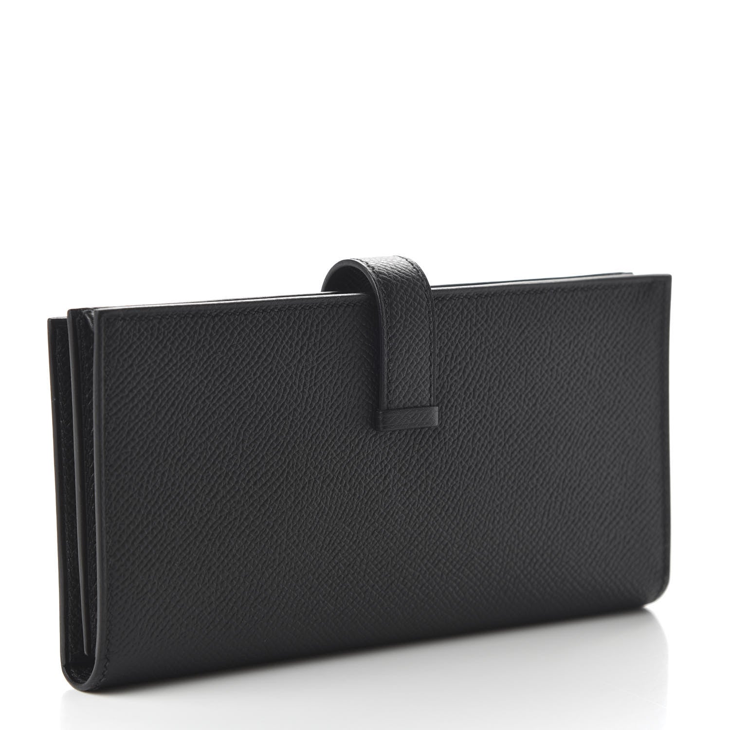Hermes Epsom Bearn Gusset Wallet Black 3 of 10