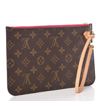 Louis Vuitton Monogram Neverfull MM GM Pochette Pivoine 3 of 10