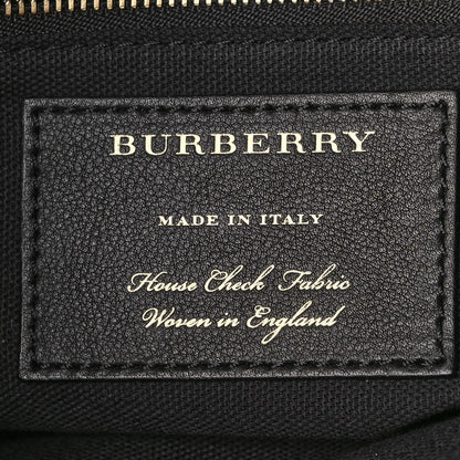 Burberry Grainy Calfskin House Check Medium Banner Tote Mauve Pink 7 of 10