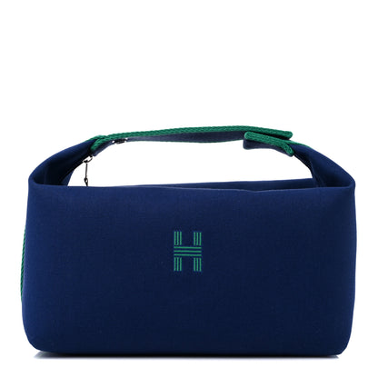 Hermes Canvas Large Bride-A-Brac Pouch Marine 1 of 7