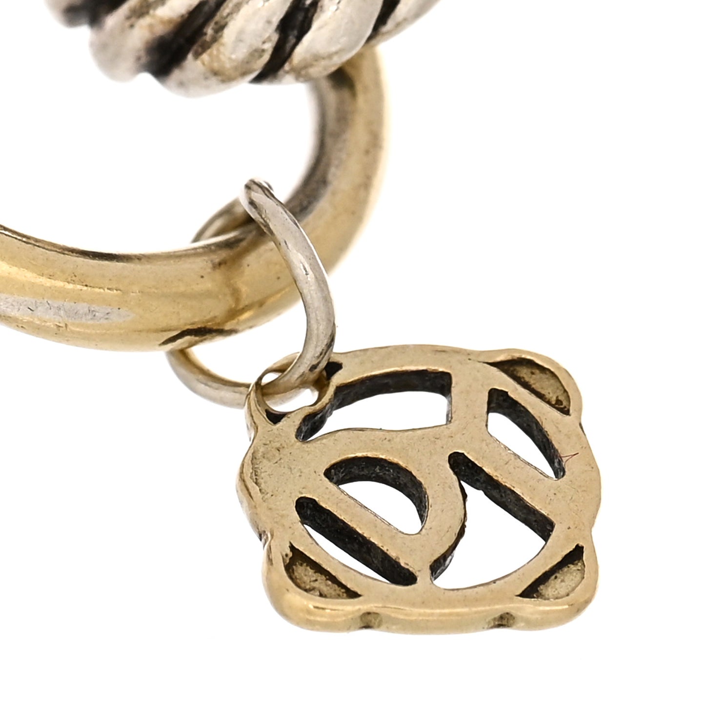 Sterling Silver 18K Yellow Gold 10mm Medium Oval Link Bracelet