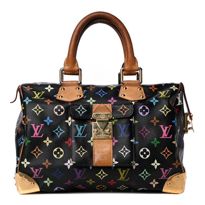 Louis Vuitton Monogram Multicolor Speedy 30 Black 1 of 6