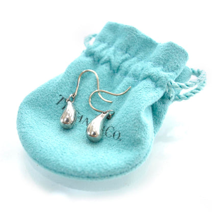 Tiffany Sterling Silver Elsa Peretti Teardrop Earrings 3 of 3