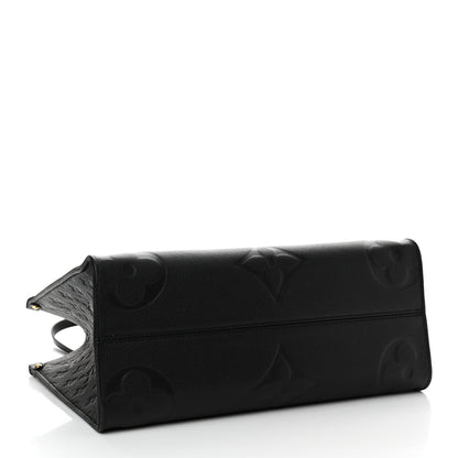 Louis Vuitton Empreinte Monogram Giant OnTheGo MM Black 4 of 13