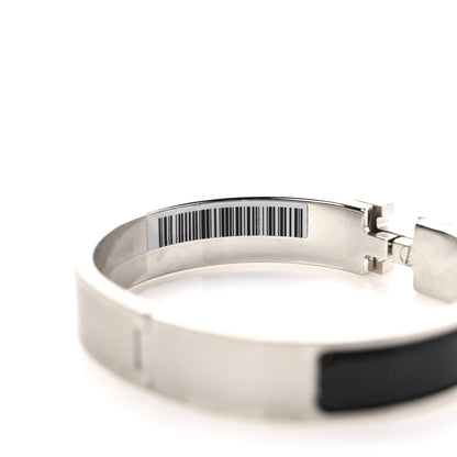 Hermes Enamel Narrow Clic Clac H Bracelet GM Black 6 of 7