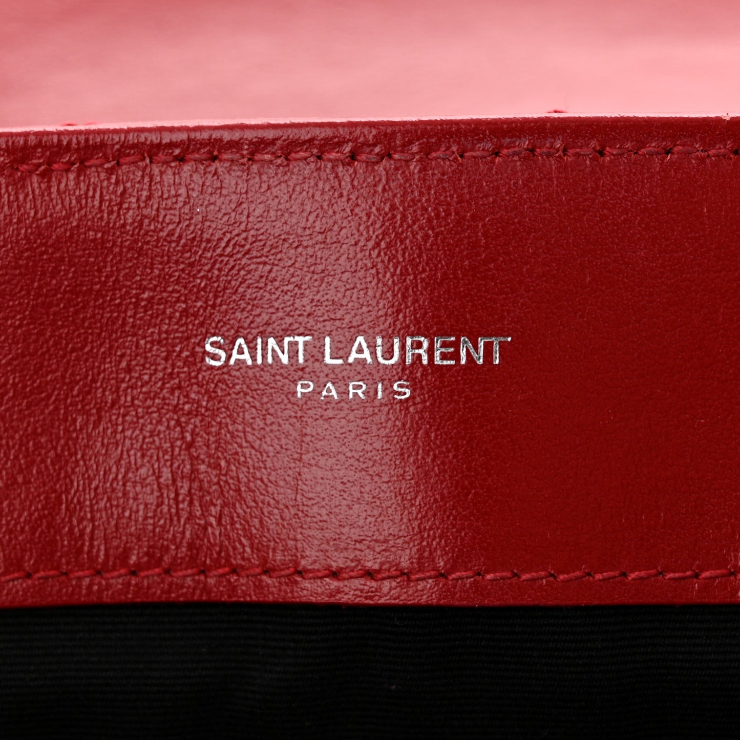 Calfskin Y Quilted Monogram Medium Loulou Chain Satchel Rouge Eros