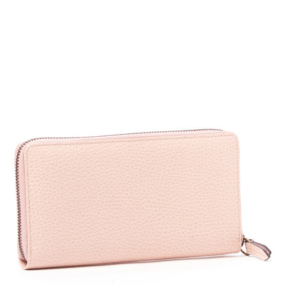 Gucci Calfskin Butterfly Farfalla Zip Around Wallet Perfect Pink 2 of 9