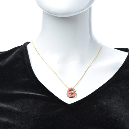 Hermes Swift O'Maillon Pendant Necklace Rose Azalee 2 of 4