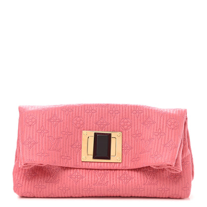 Louis Vuitton Calfskin Quilted Monogram Altair Clutch Rose 1 of 7