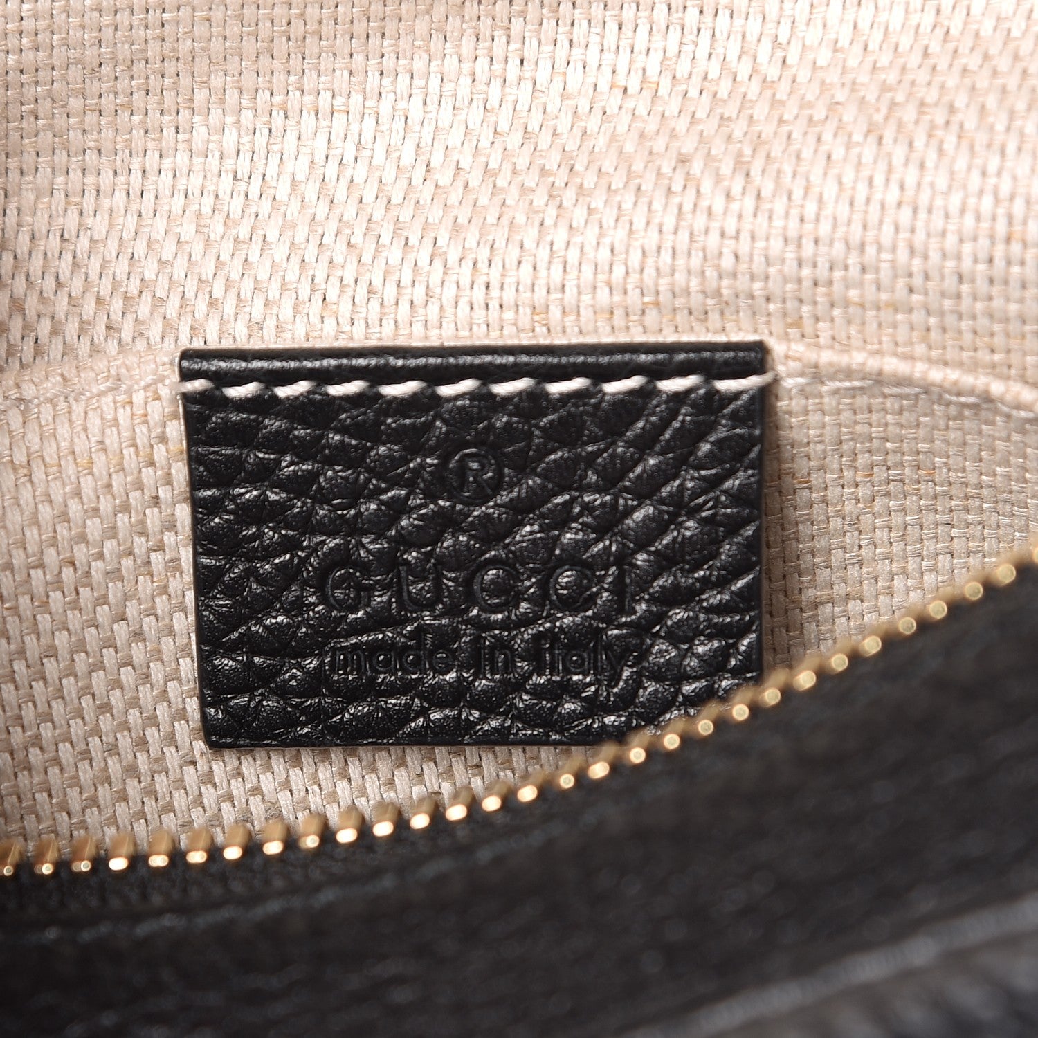 Gucci Pebbled Calfskin Small Soho Disco Bag Black 6 of 7