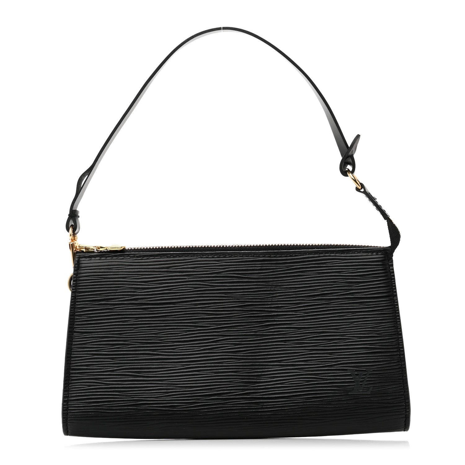 Louis Vuitton Epi Pochette Accessories 21 Black 1 of 6