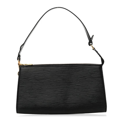 Louis Vuitton Epi Pochette Accessories 21 Black 1 of 6