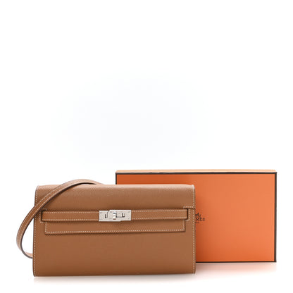 Hermes Epsom Kelly Wallet To Go Gold 10 of 10