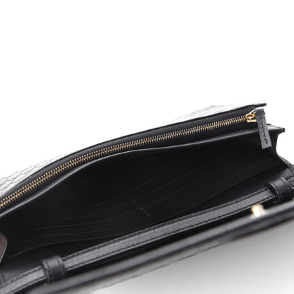 Gucci Microguccissima Crossbody Wallet Black 5 of 10
