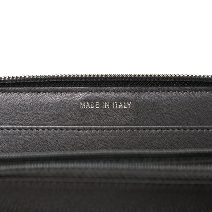 Chanel Caviar Quilted Large Boy Zip Around Wallet Grey 8 of 11