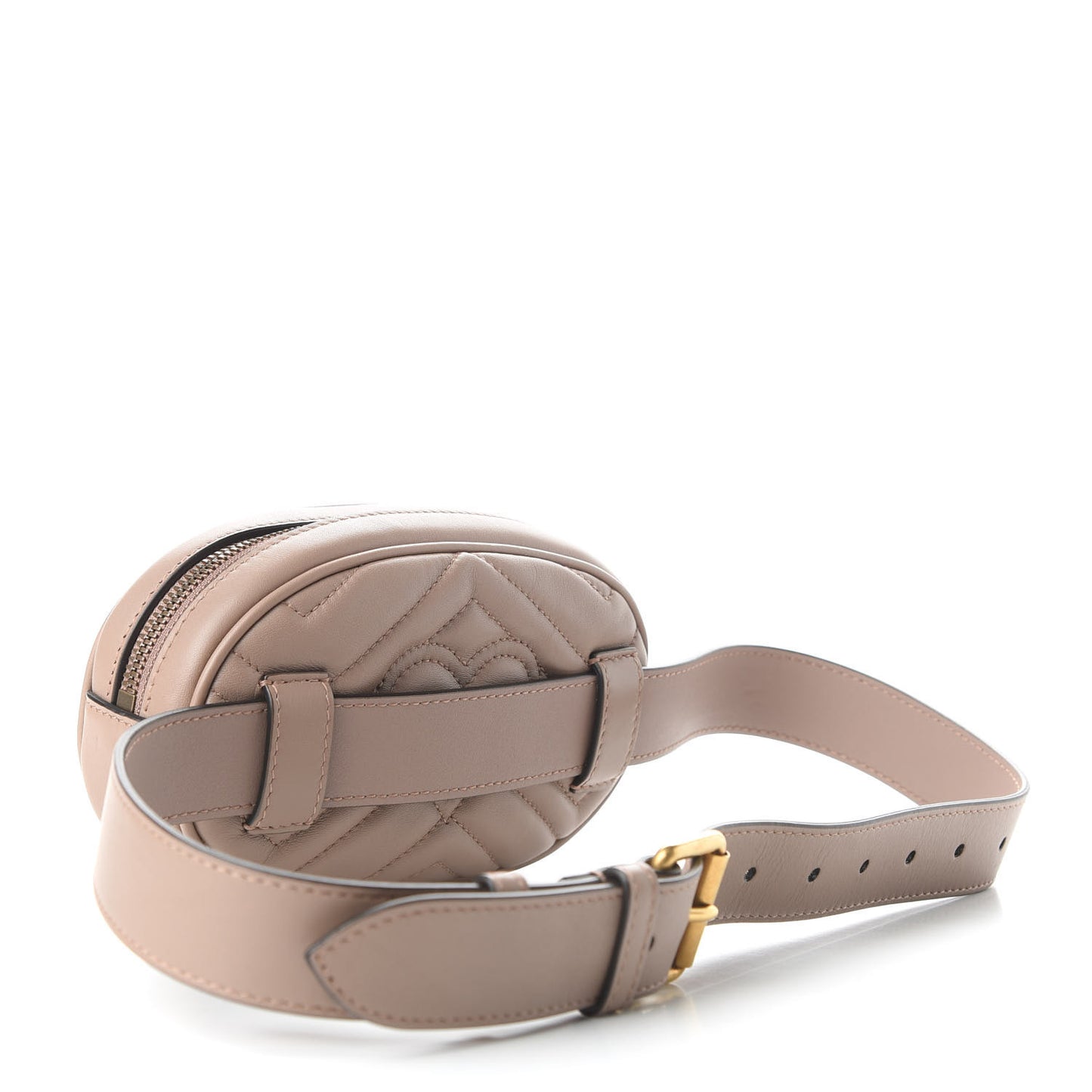 Calfskin Matelasse GG Marmont Belt Bag 75 30 Porcelain Rose