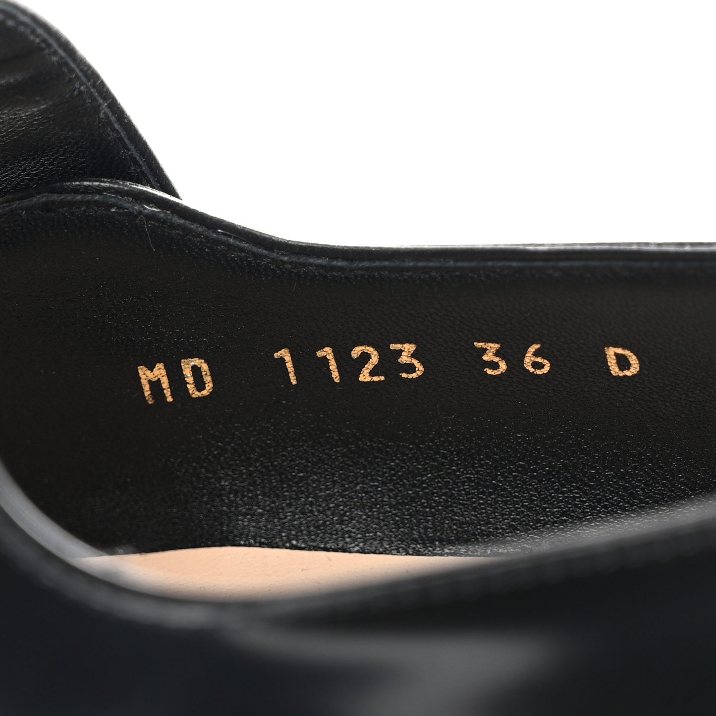 Brushed Calfskin Uniform 30mm Pumps 36 Black