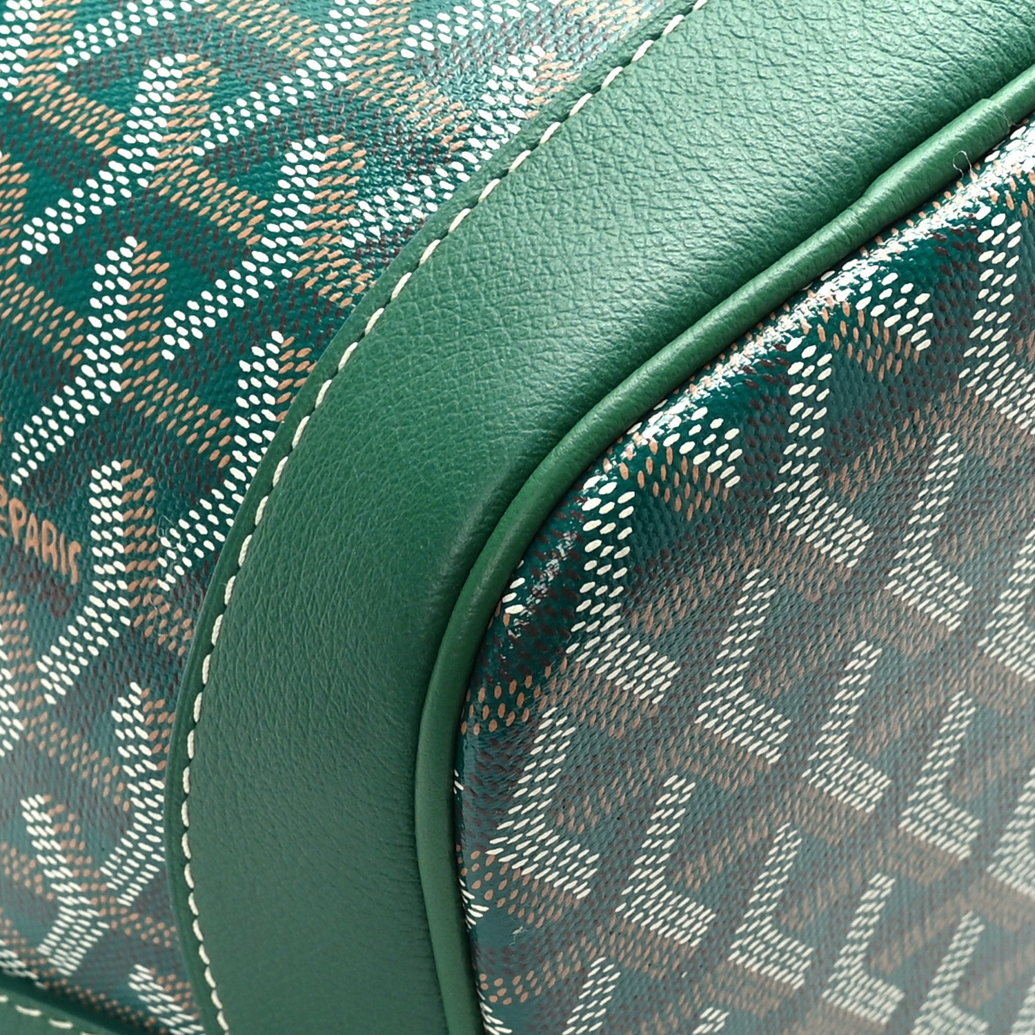 Goyard Goyardine Petit Flot Bucket Bag PM Green 9 of 10