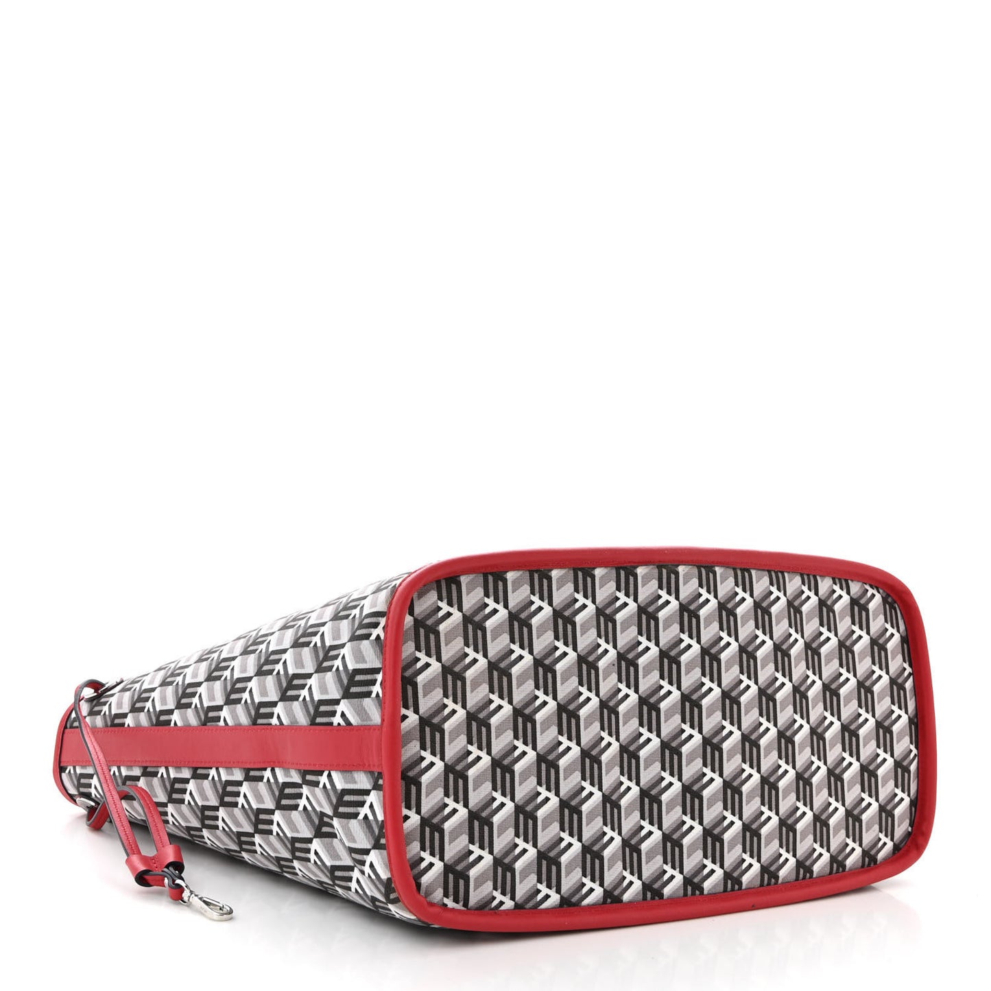 Visetos Medium Liz Reversible Shopper Tote Candy Red