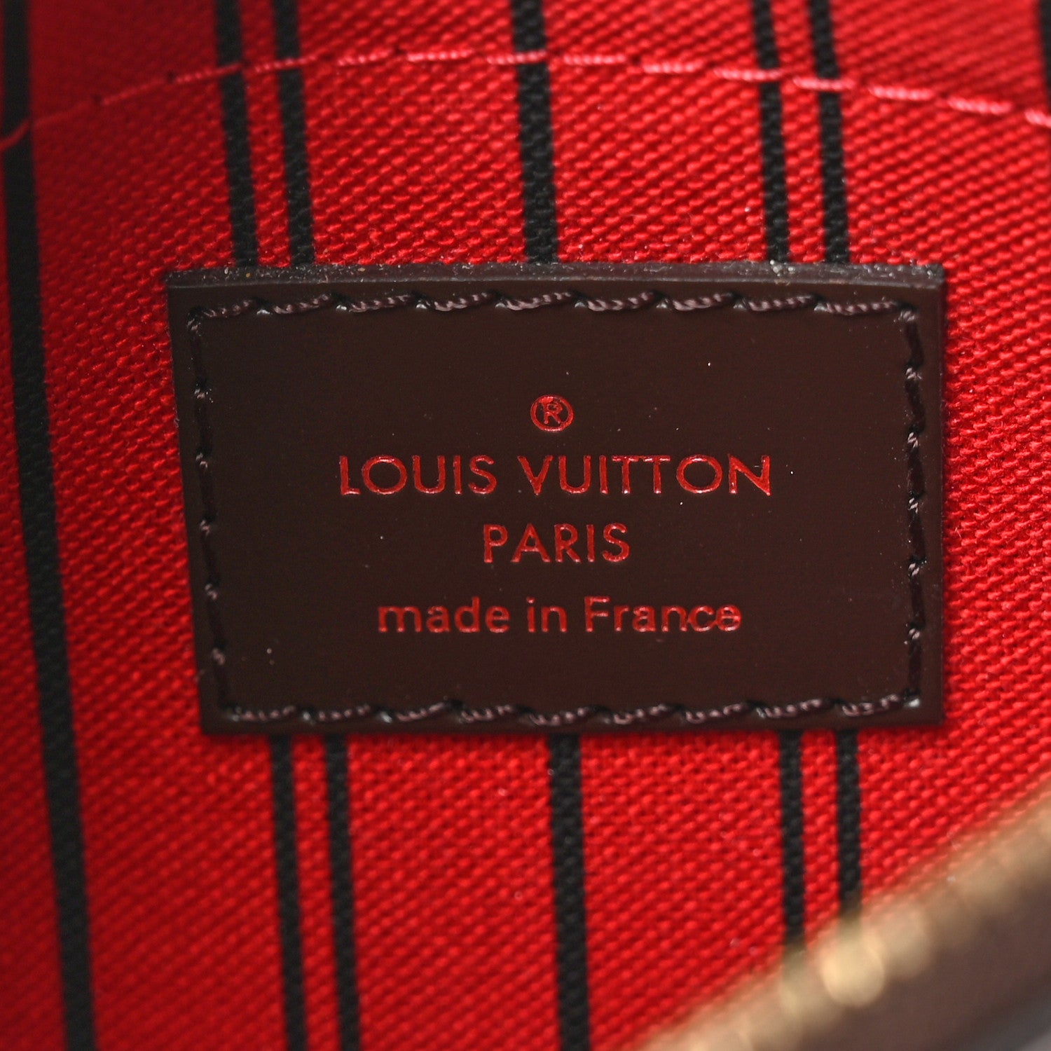Louis Vuitton Damier Ebene Neverfull PM Pochette 6 of 8