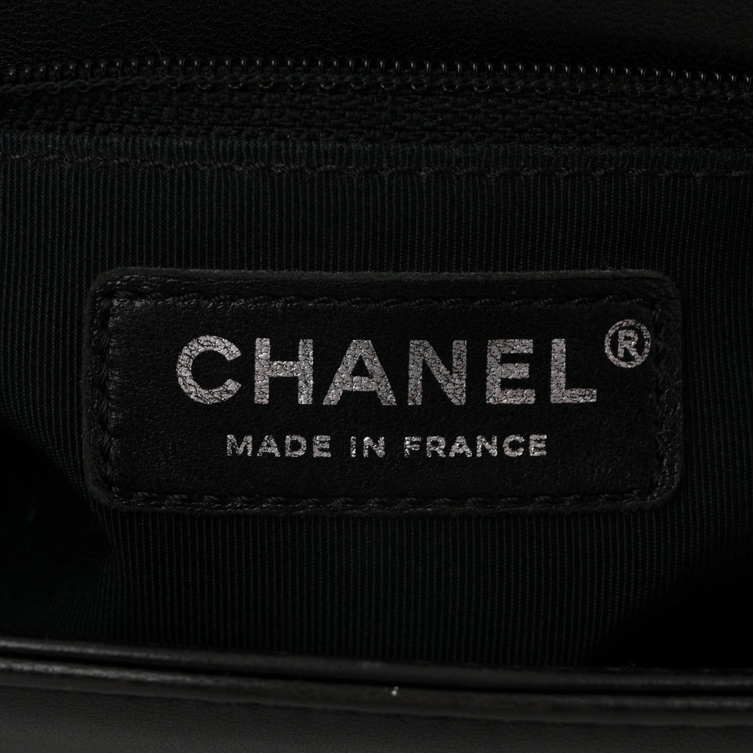 Chanel Lambskin Geometric Chevron Quilted New Medium Boy Flap Black 6 of 11