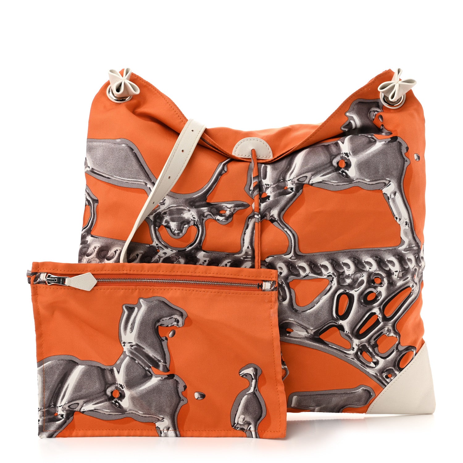 Hermes Silk Swift Vif Argent SilkyCity 33 Orange 1685902