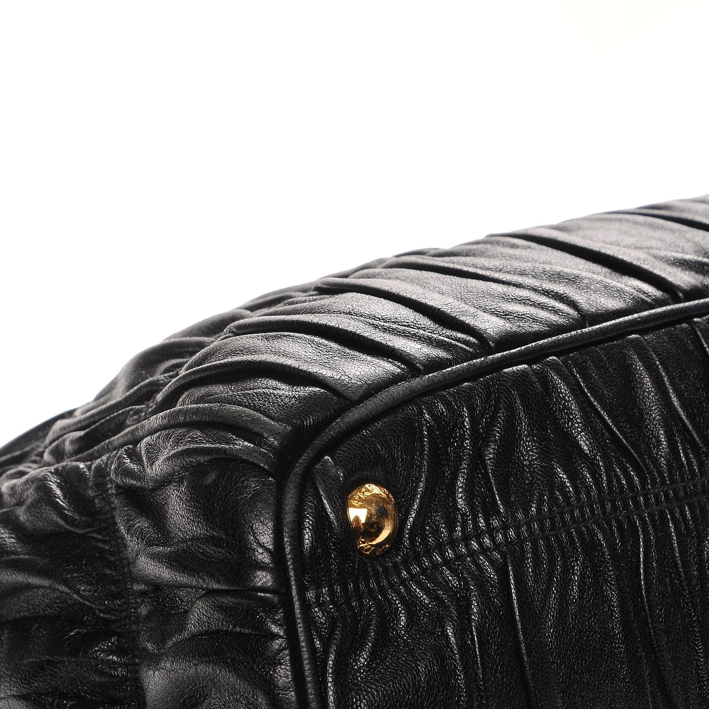 Nappa Gaufre Tote Black