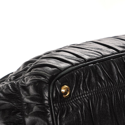 Prada Nappa Gaufre Tote Black 8 of 11