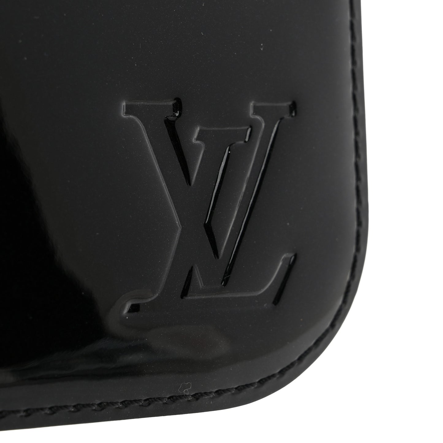Patent Calfskin Monogram Cherrywood BB Black