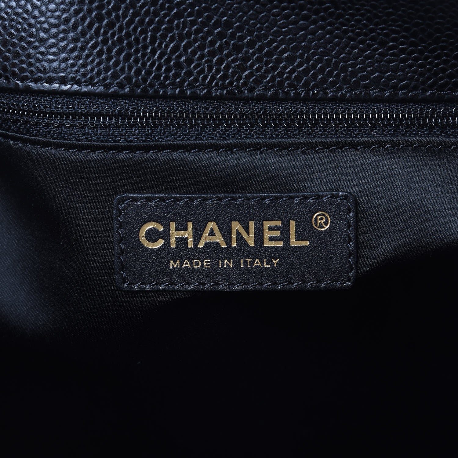 Chanel Caviar Quilted Grand Shopping Tote GST Black 6 of 9
