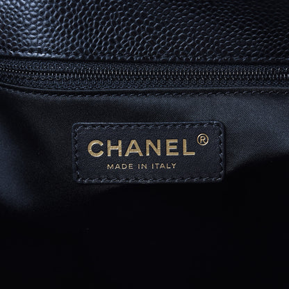 Chanel Caviar Quilted Grand Shopping Tote GST Black 6 of 9