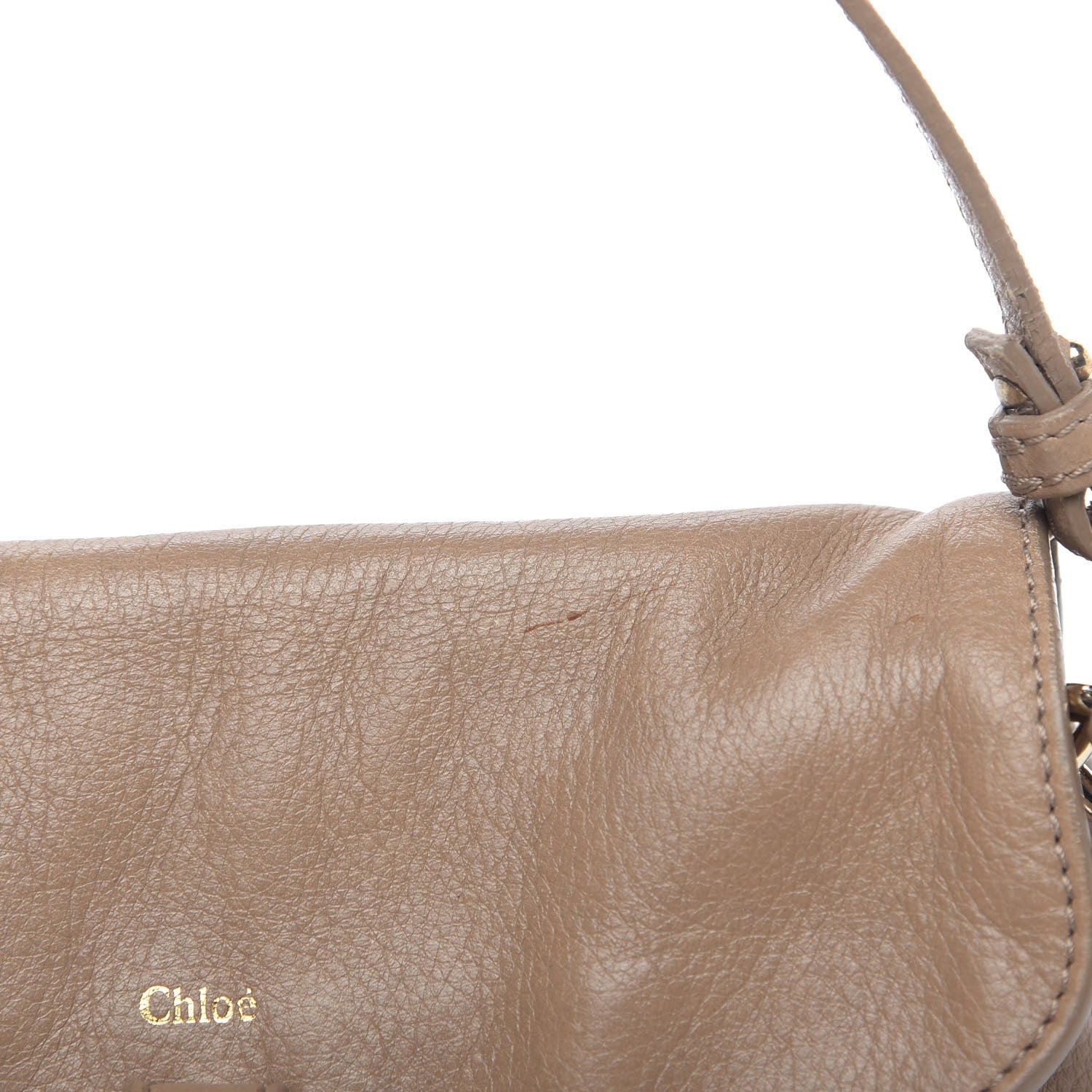 Chloe Calfskin Lily Crossbody Shoulder Bag Beige 11 of 12