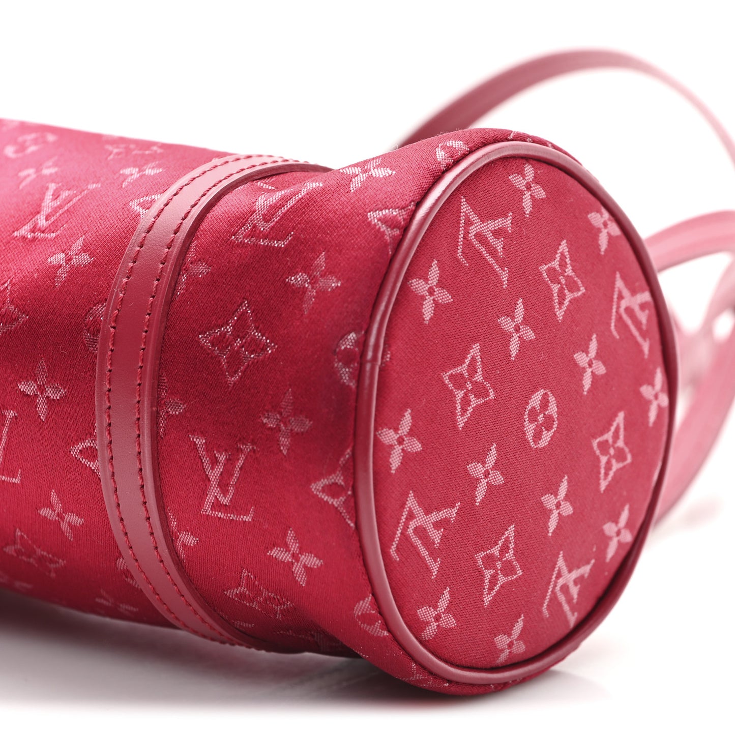 Satin Monogram Mini Papillon Red