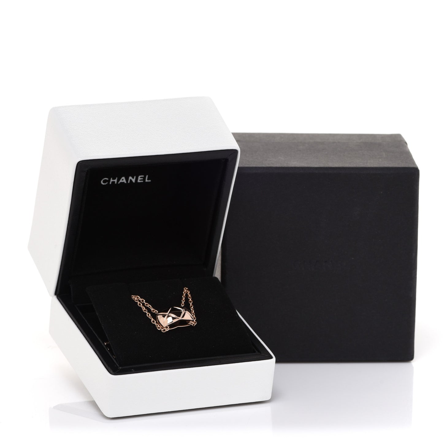 18K Beige Gold Coco Crush Pendant Necklace